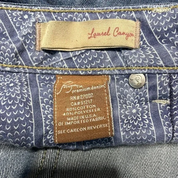 Paige Laurel Canyon Jeans 29 - Picture 8 of 8